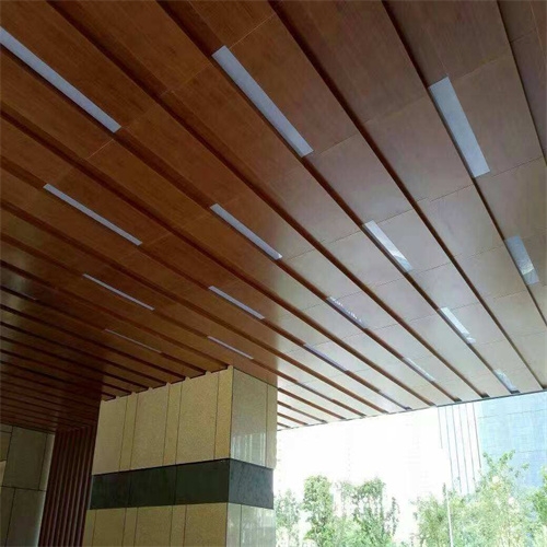 漳州木纹铝单板吊顶
